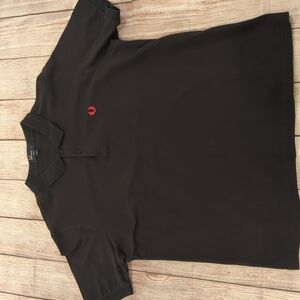 Fred Perry Black Polo shirt with red Laurel Slim Fit XXL